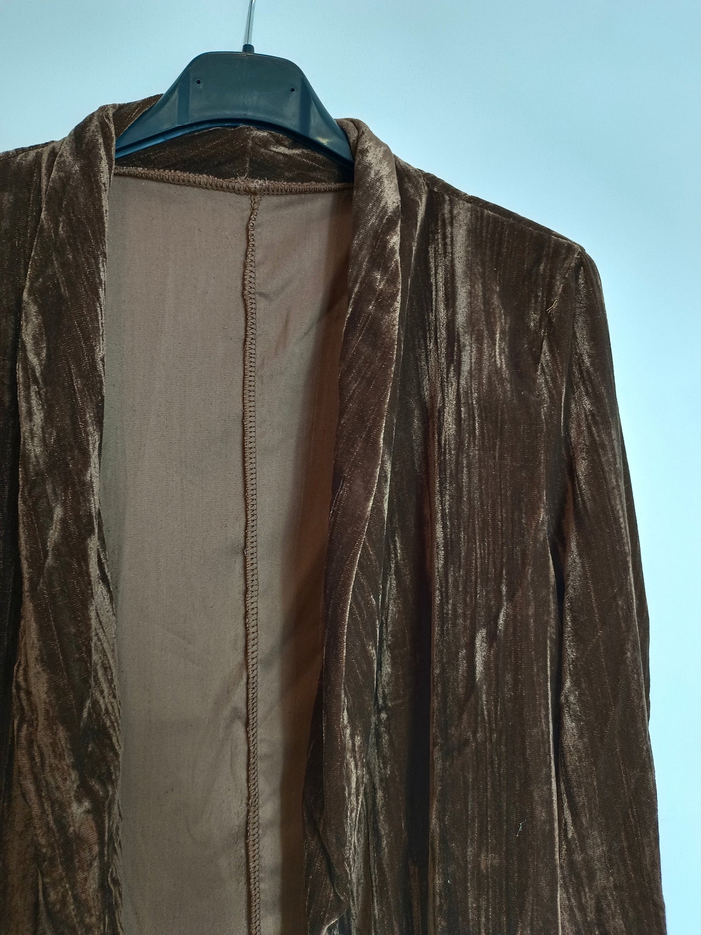 OTRAS. Blazer marrón terciopelo Tu(S)