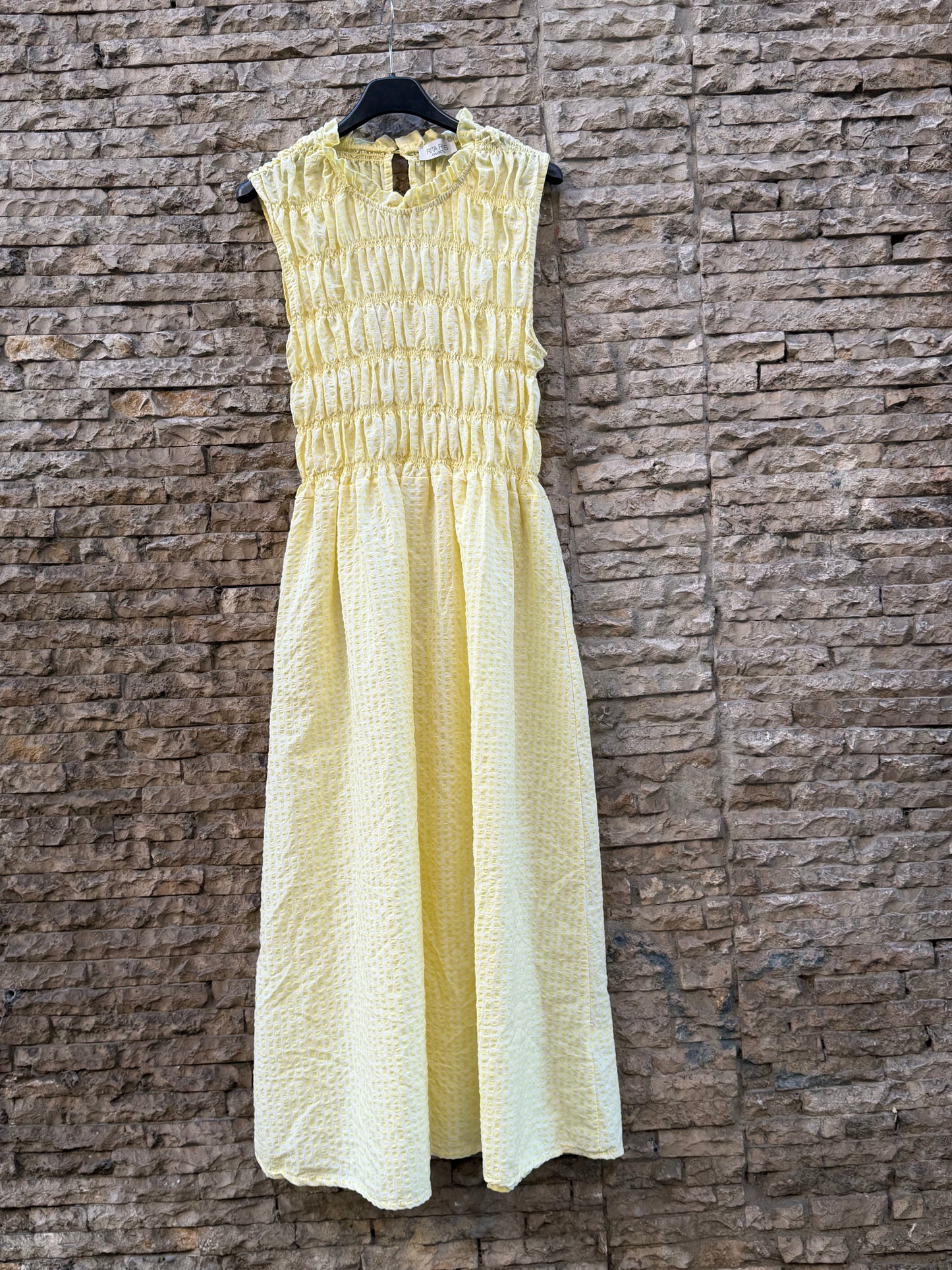 RITA ROS. Vestido vichy tonos pastel