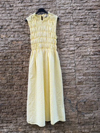 RITA ROS. Vestido vichy tonos pastel