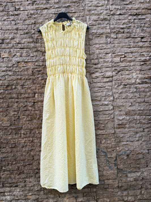 RITA ROS. Vestido vichy tonos pastel