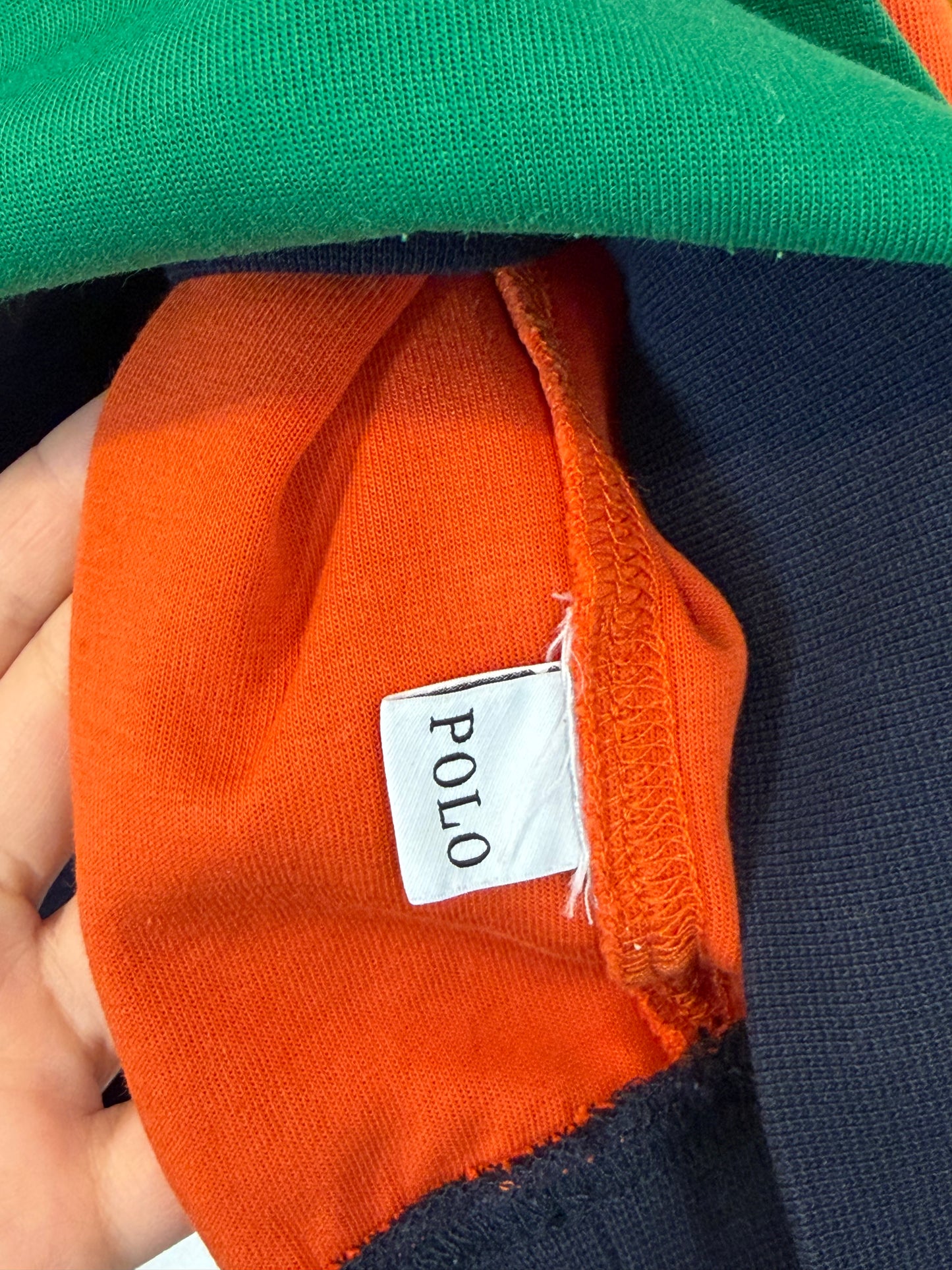 POLO RALPH LAUREN. Sudadera colores T.7 años