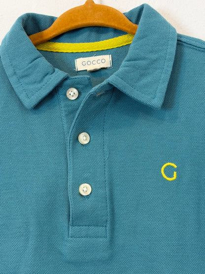 GOCCO. Polo azul T.4-5 años