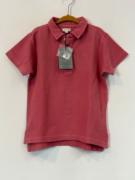 GOCCO. Polo rosa oscuro T.4-5 años