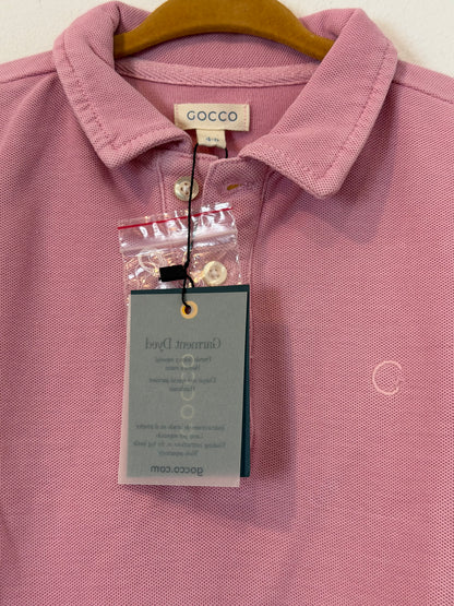GOCCO. Polo rosa claro T.4-5 años