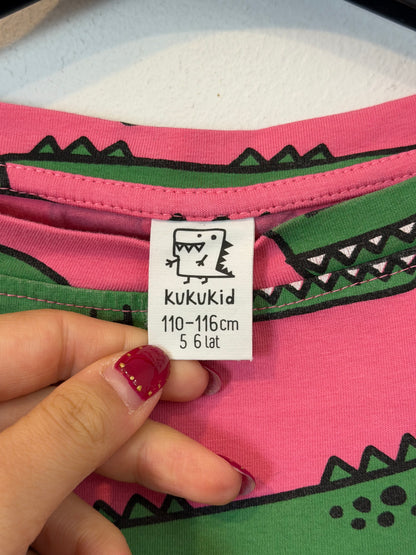 KUKUKID. Camiseta cocodrilos T.5-6 años