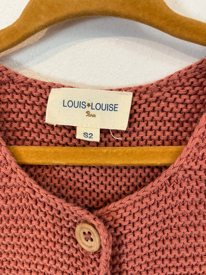 LOUIS LOUIS. Chaleco punto botones. T 2 años