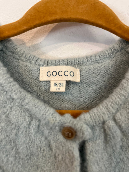 GOCCO. Chaqueta punto detalle cuello. T 18/24 meses