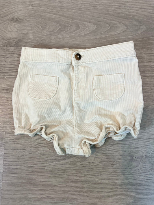 GOCCO. Short algodón beige. T 18/24 meses