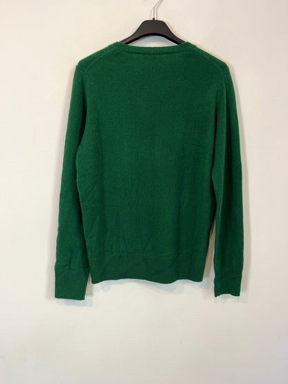 FROM FUTURE. Jersey cashmere verde. T S