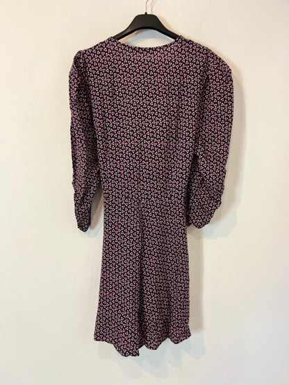 ZARA. Vestido/ mono corto estampado. T M