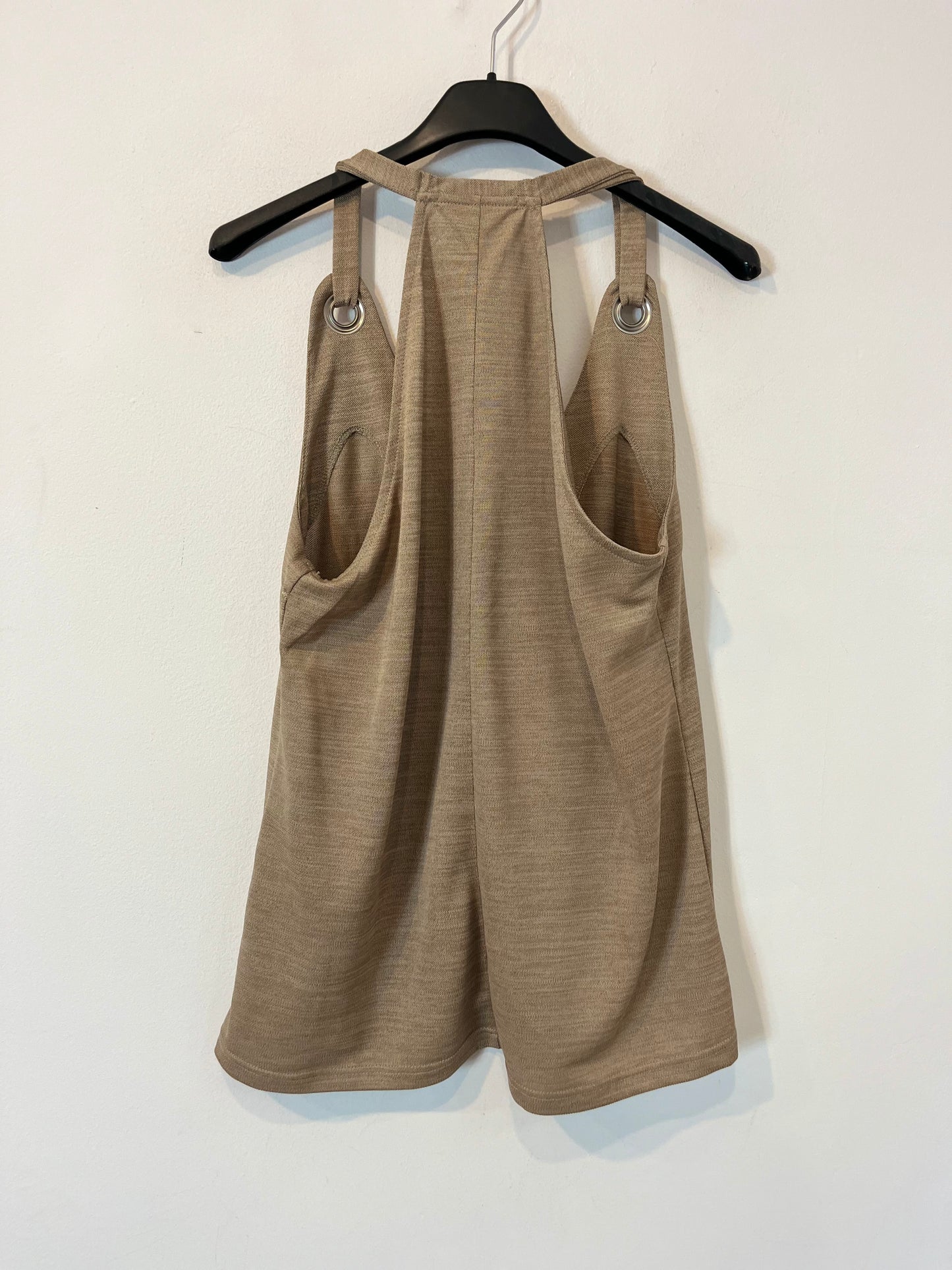 ZARA. Beige speckled strappy top. TS