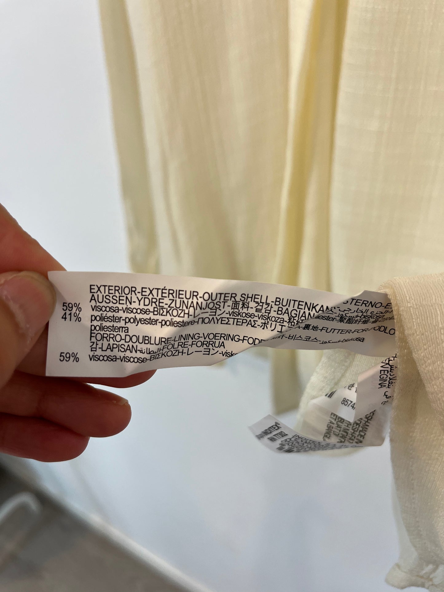 ZARA. Flowy blouse with inner top. TS