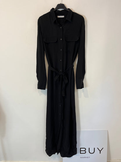 MANGO. Vestido largo camisero. T S