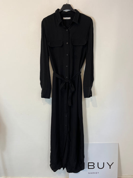 MANGO. Vestido largo camisero. T S