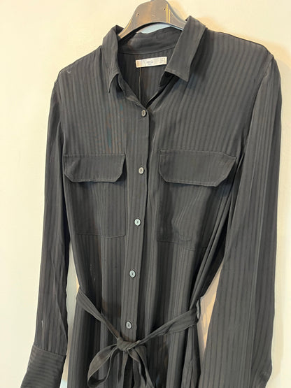 MANGO. Vestido largo camisero. T S