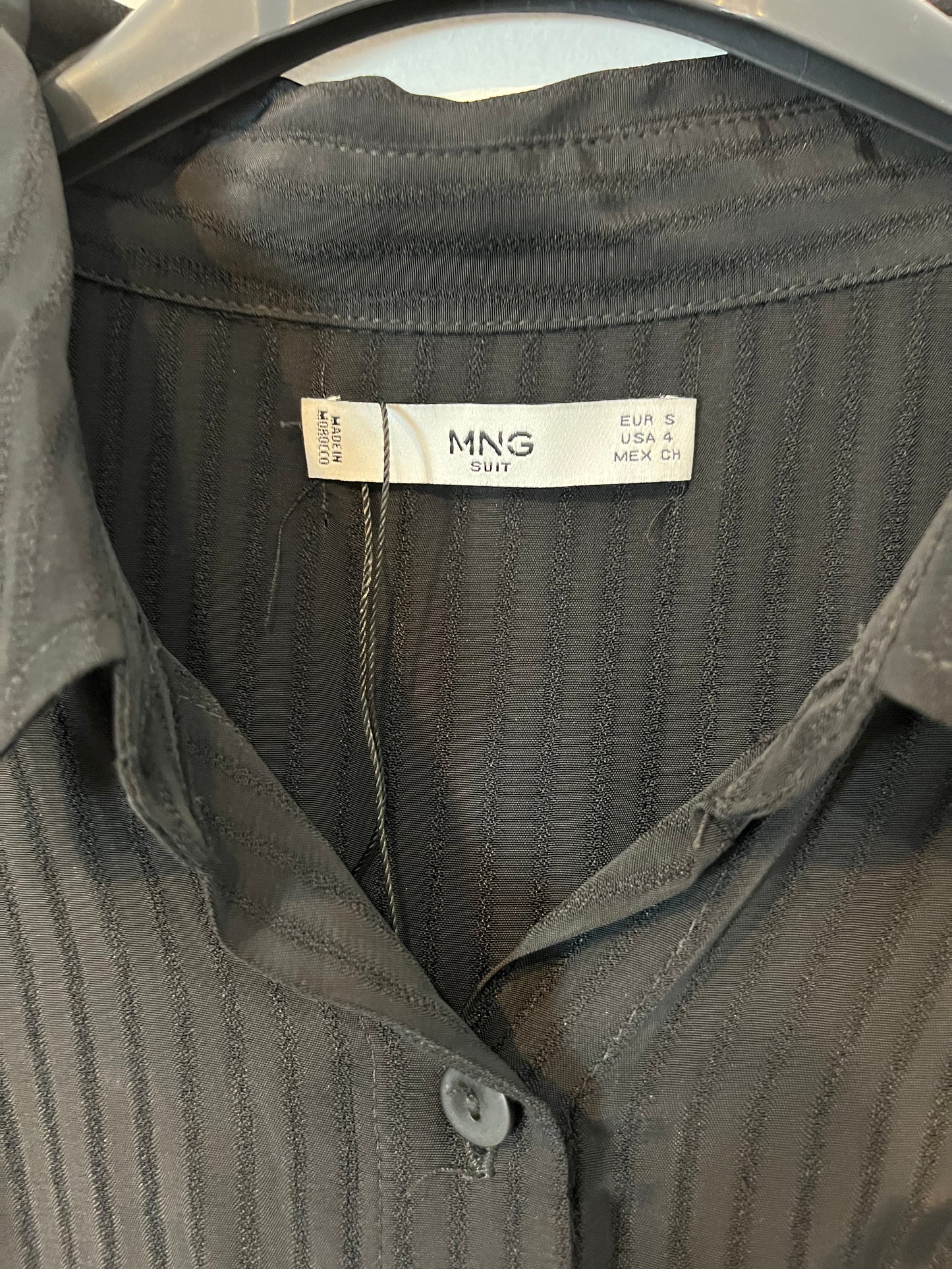 MANGO. Vestido largo camisero. T S