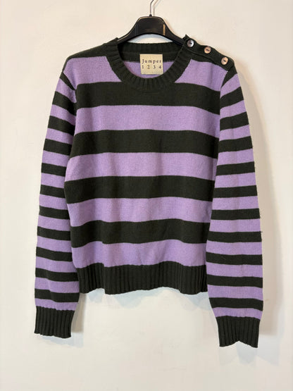 JUMPER 1 2 3 4. Jersey rayas 100% cashmere
