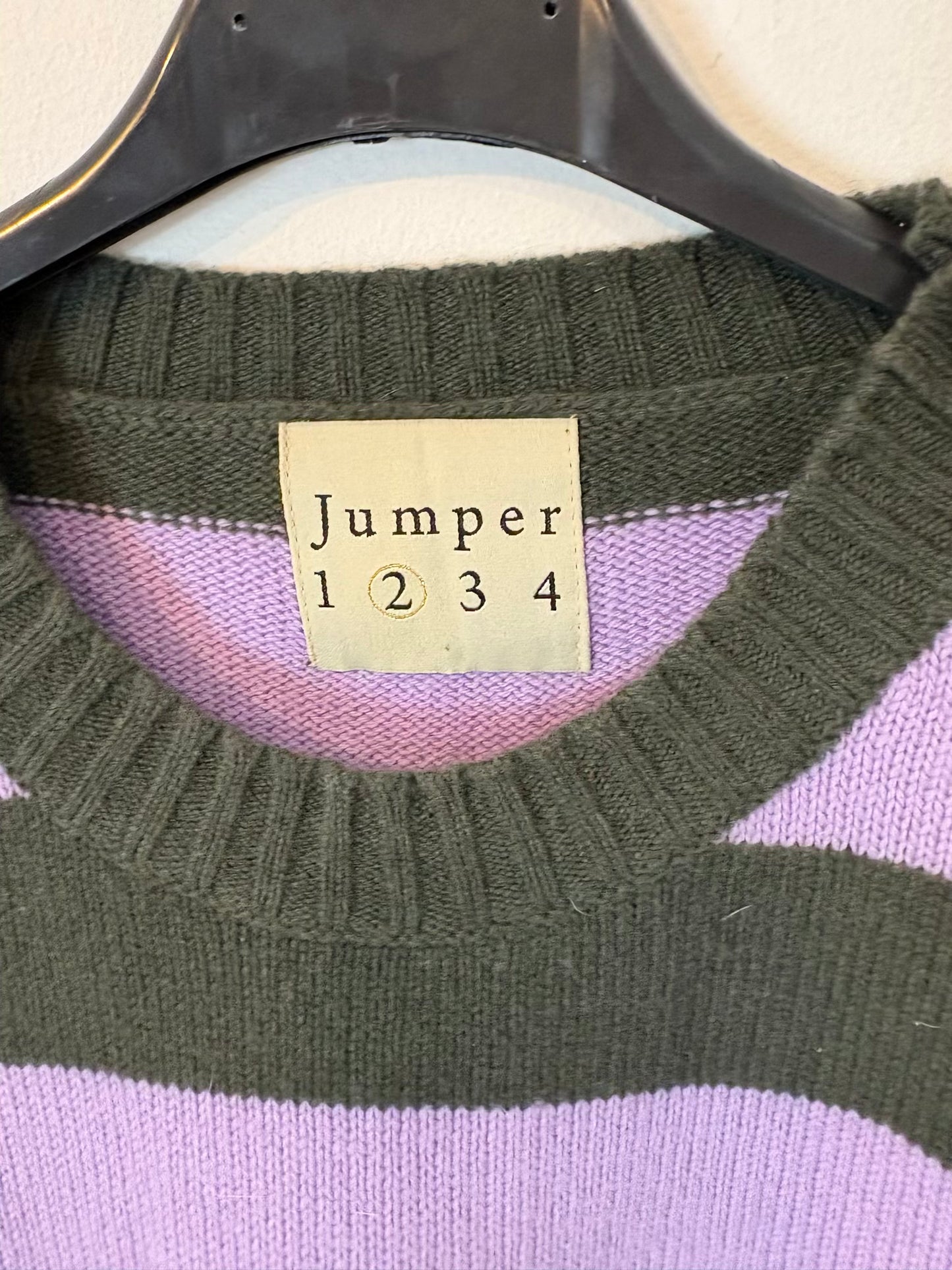 JUMPER 1 2 3 4. Jersey rayas 100% cashmere
