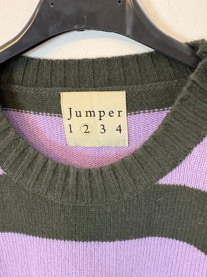 JUMPER 1 2 3 4. Jersey rayas 100% cashmere
