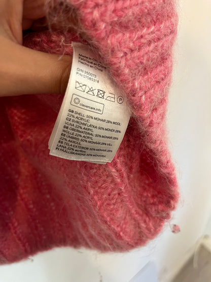 H&M. Jersey rosa mohair  T.s