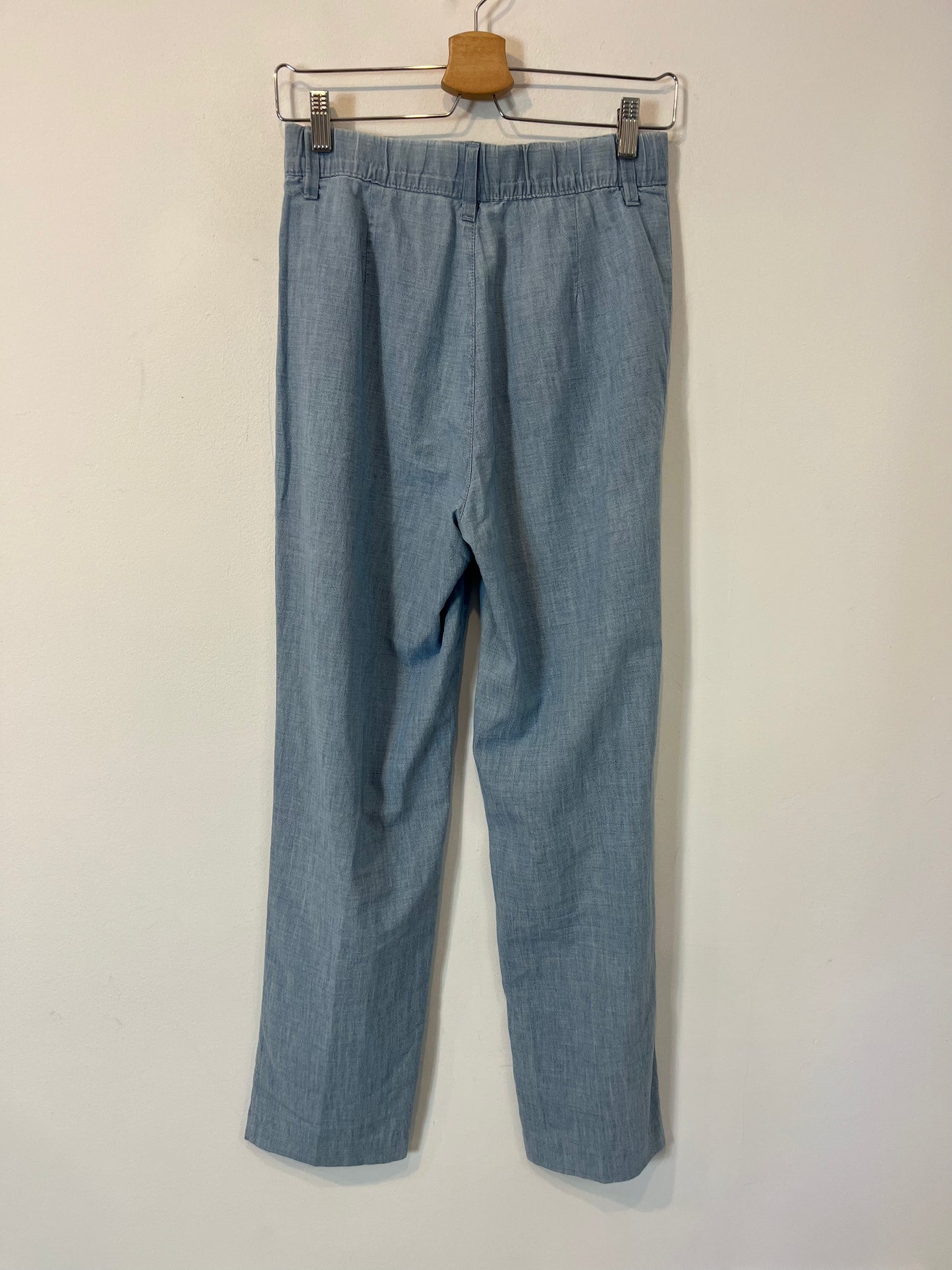 MASSIMO DUTTI. Pantalón denim fluido. T 34
