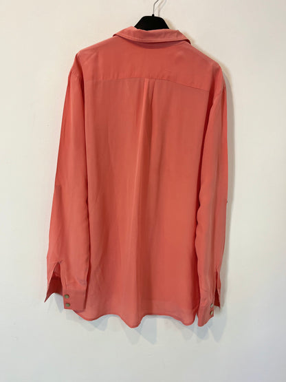 OTRAS. Blusa seda coral T.xl