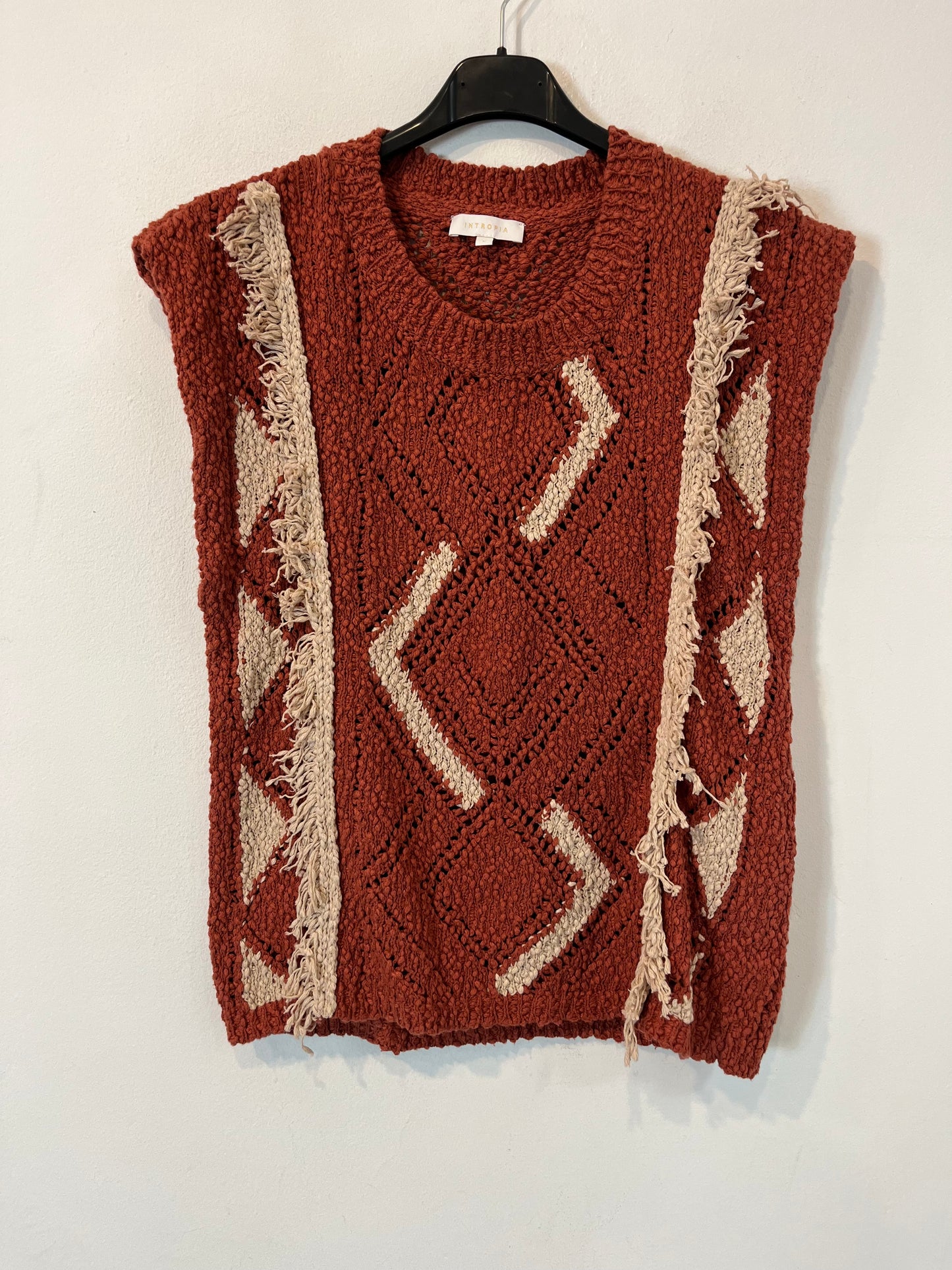 INTROPIA. Top punto bicolor T.l