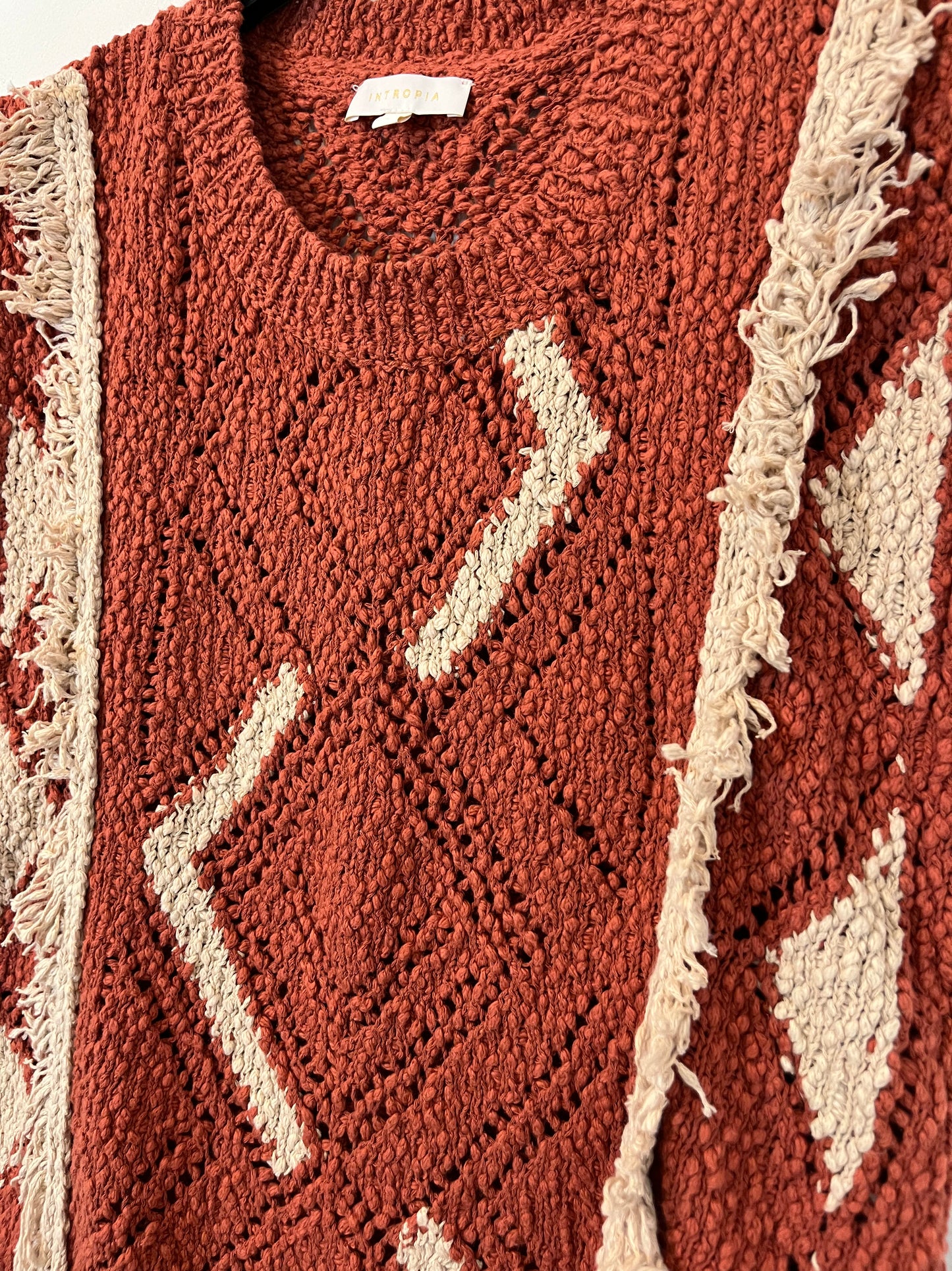 INTROPIA. Top punto bicolor T.l