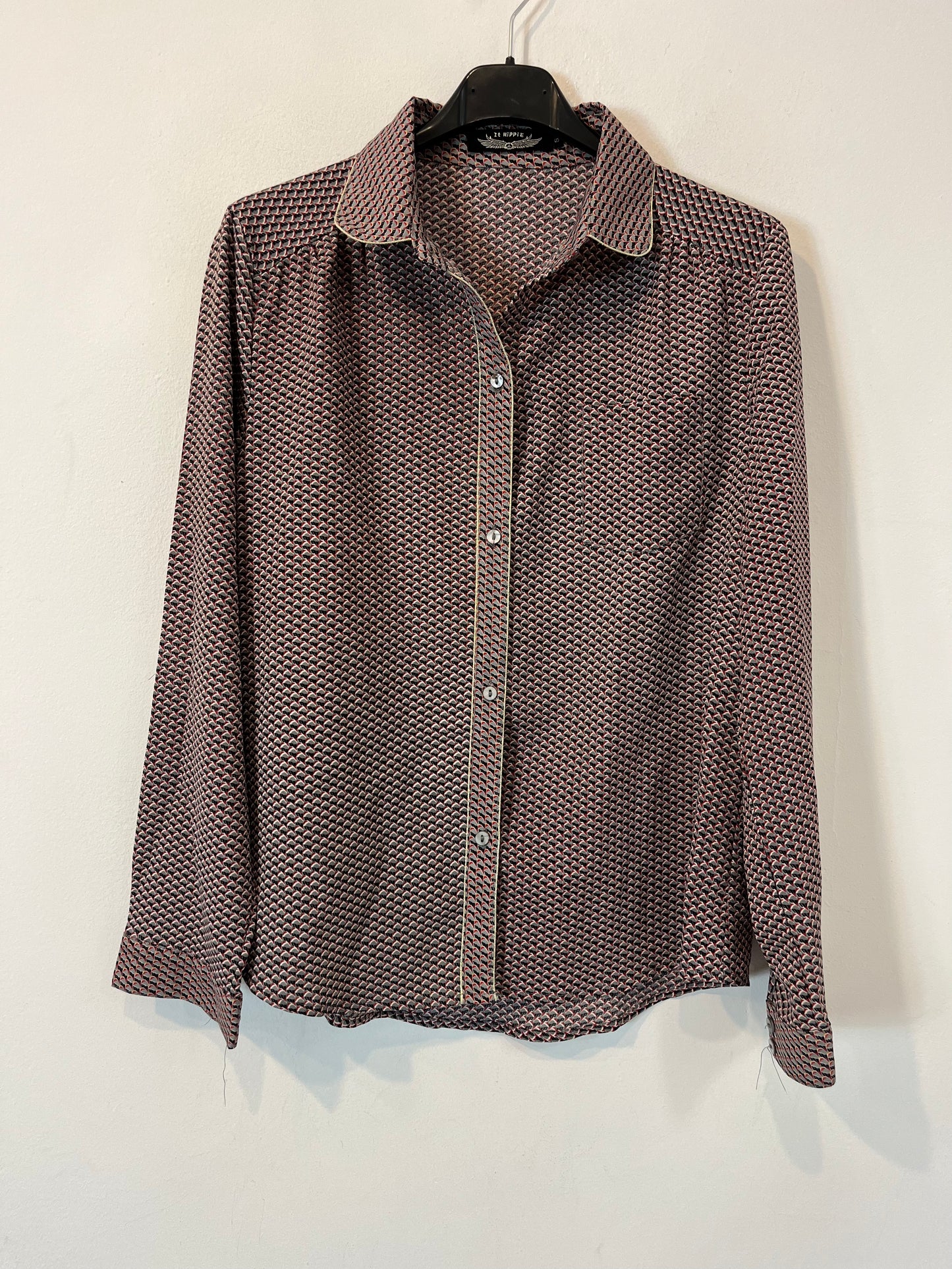 IT HIPPIE. Blusa estampada detalle dorado. T.S