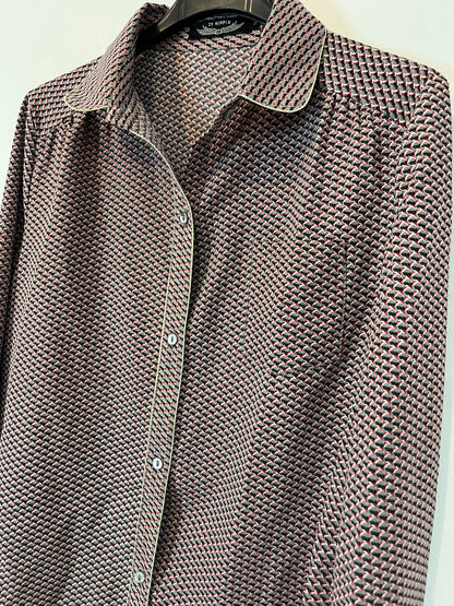 IT HIPPIE. Blusa estampada detalle dorado. T.S