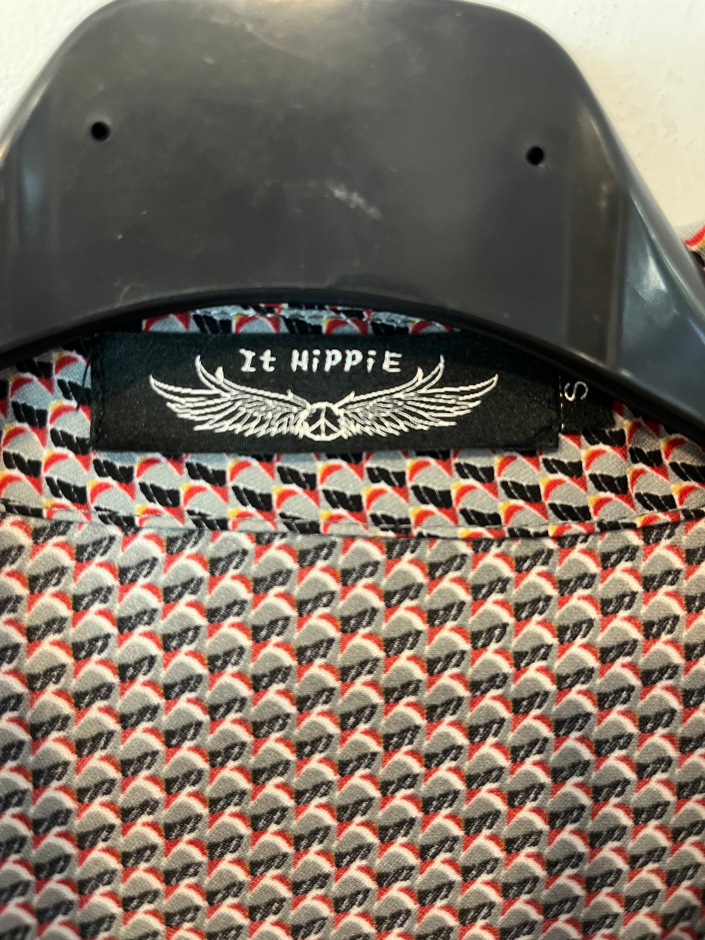 IT HIPPIE. Blusa estampada detalle dorado. T.S