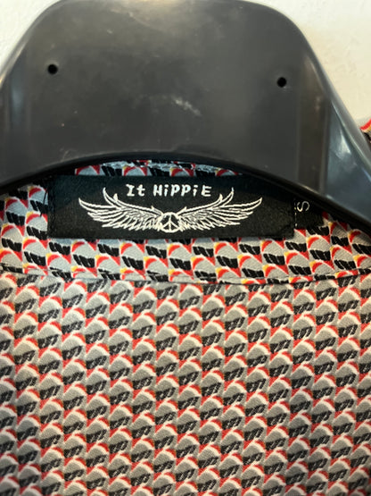 IT HIPPIE. Blusa estampada detalle dorado. T.S