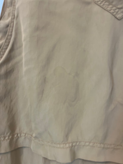 ZARA. Chaleco fluido camel  T.xs