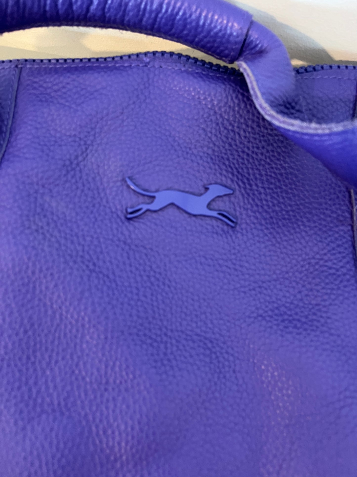 BIMBA Y LOLA. Purple leather bag
