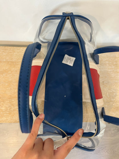 BIMBA Y LOLA. Bolso de mano transparente