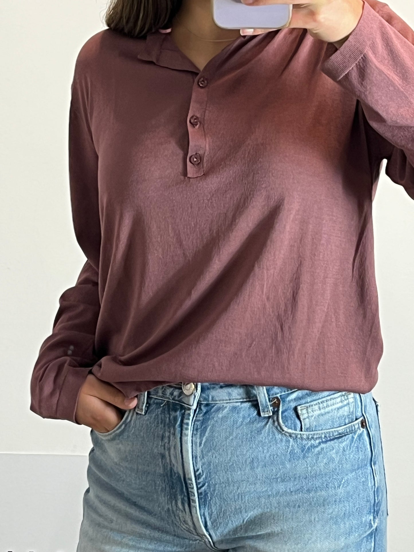 ZARA. Fine eggplant sweater. TL