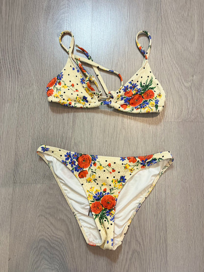 SÉZANE. Bikini estampado flores. T S