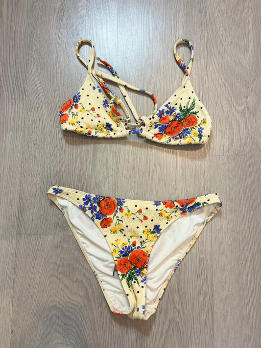 SÉZANE. Bikini estampado flores. T S