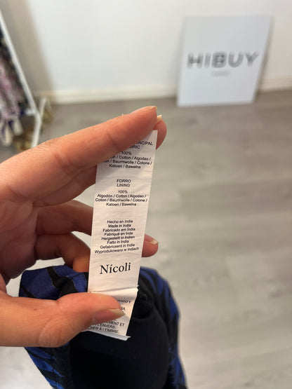 NICOLÍ. Conjunto algodón bicolor T.s/m