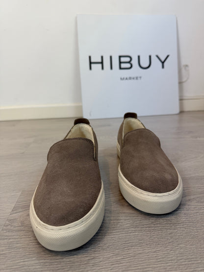 MANEBÍ. Mocasines beiges de ante T 40