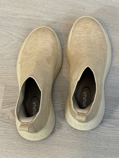 VIVAIA. Zapatilla beige efecto calcetín T 40