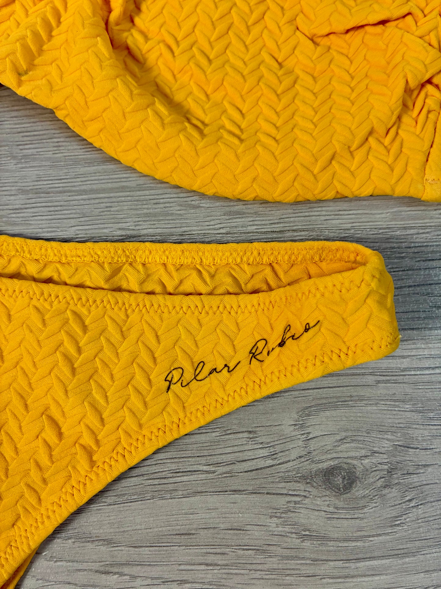 ODYSSEY. Brown swimsuit. TS