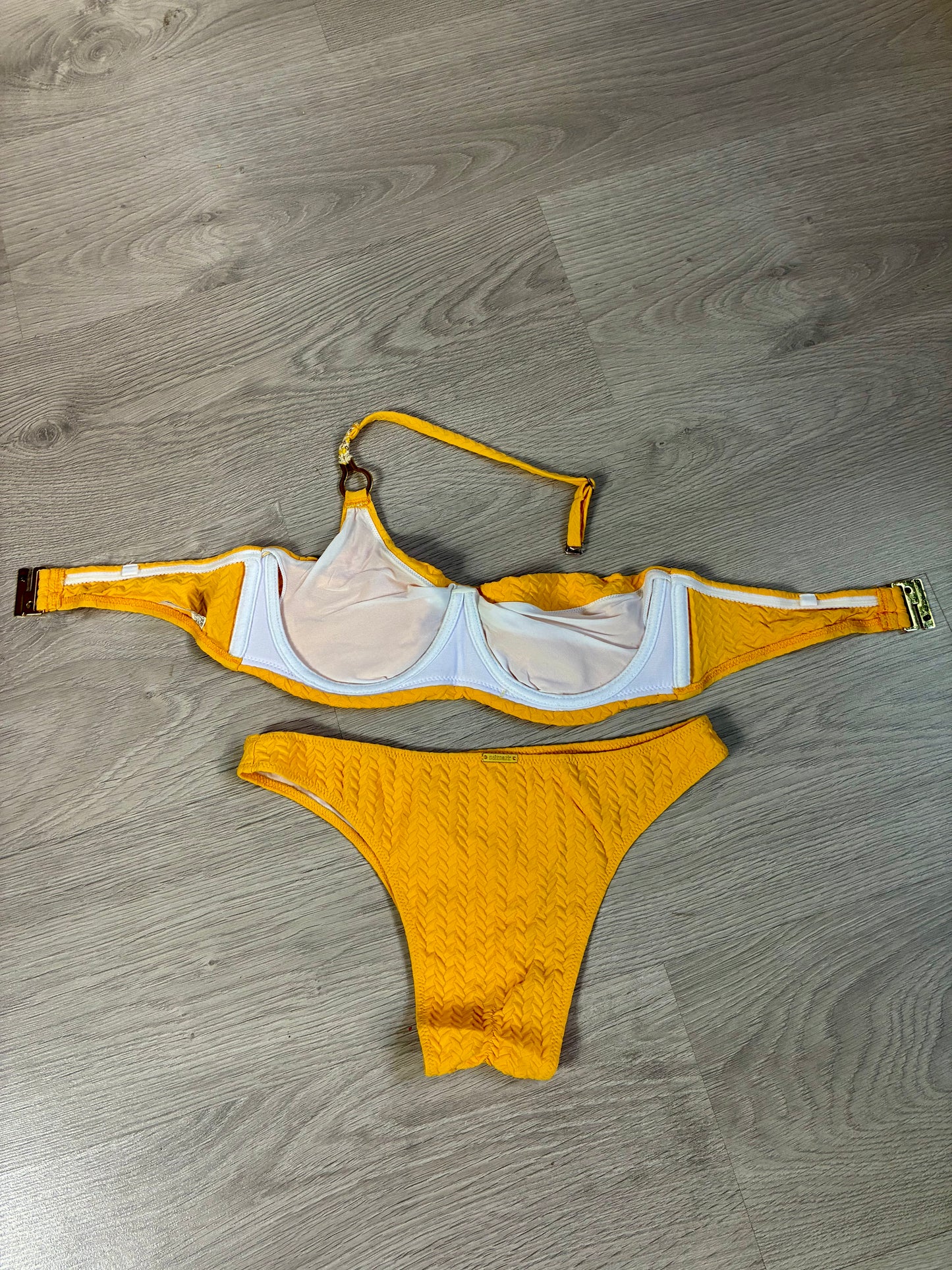 ODYSSEY. Brown swimsuit. TS