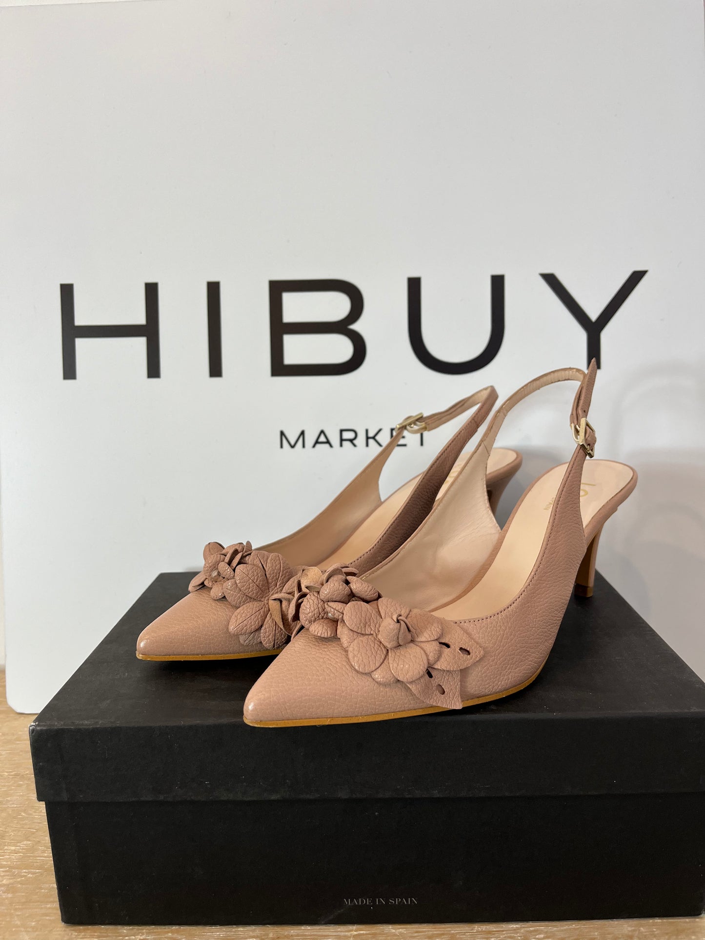 LODI. Dusty pink leather heel. Size 40