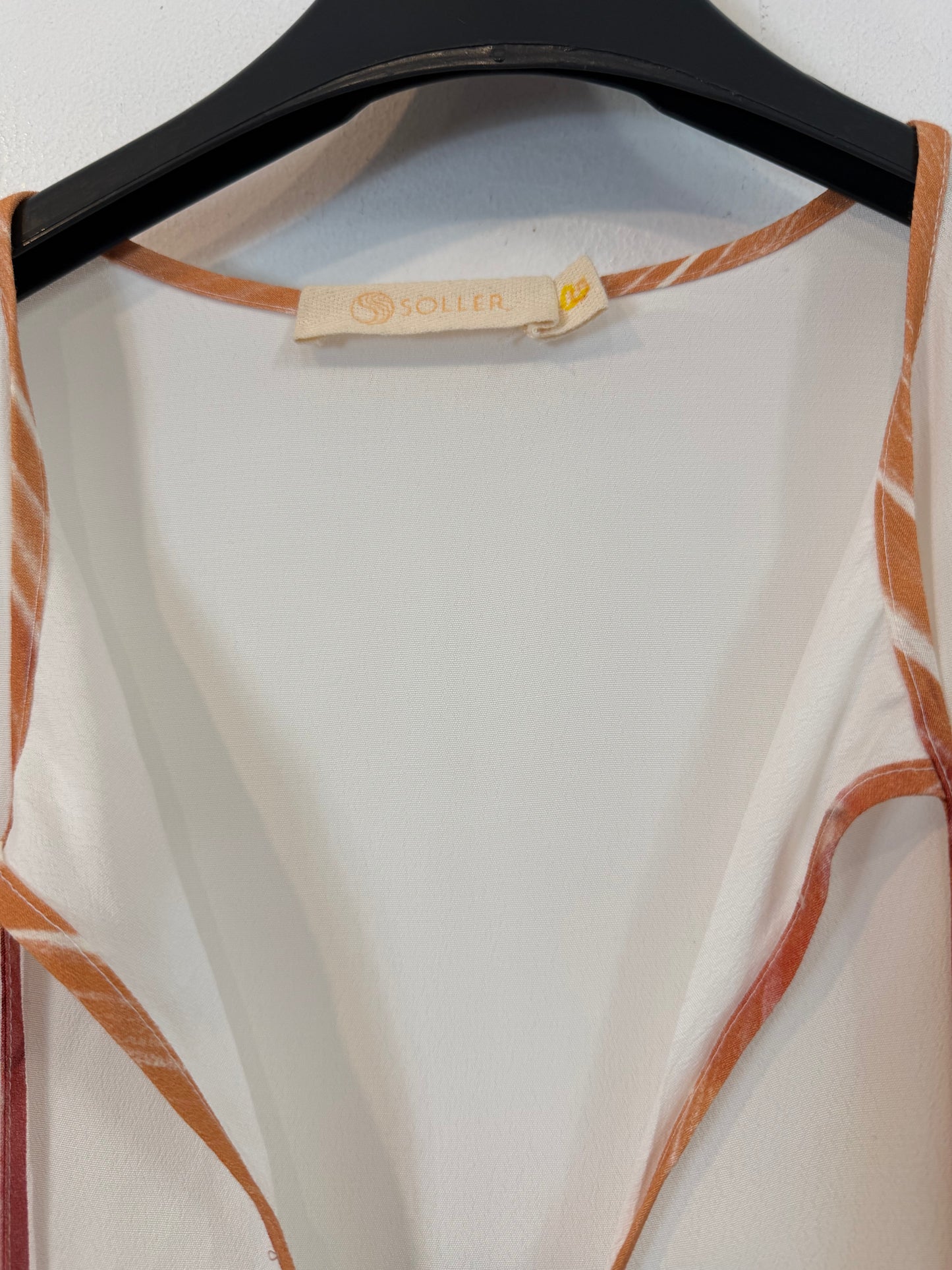 SOLLER. Vestido booho con estampado