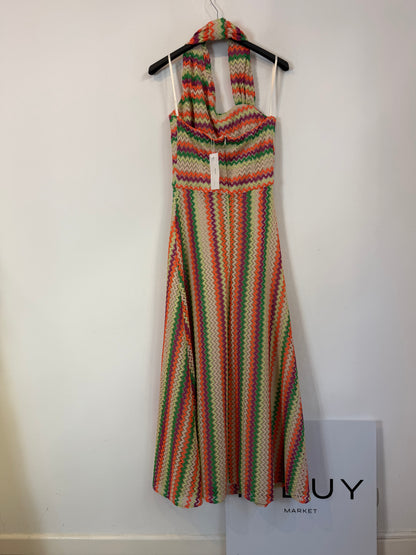 STRENA. Vestido punto colores halter