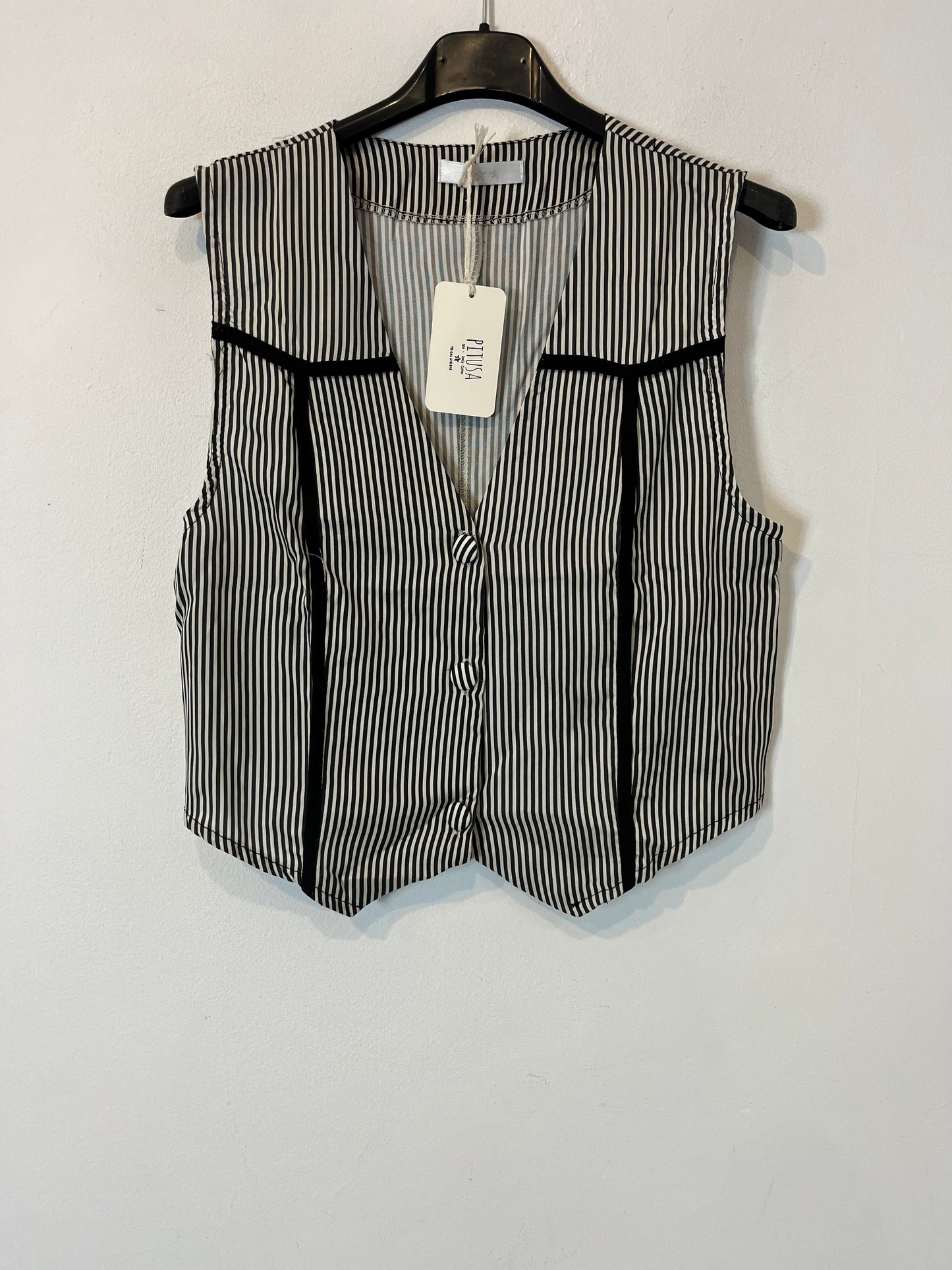 PITUSAS. Chaleco/top rayas T.u(s)