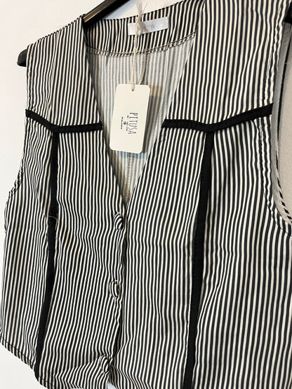 PITUSAS. Chaleco/top rayas T.u(s)