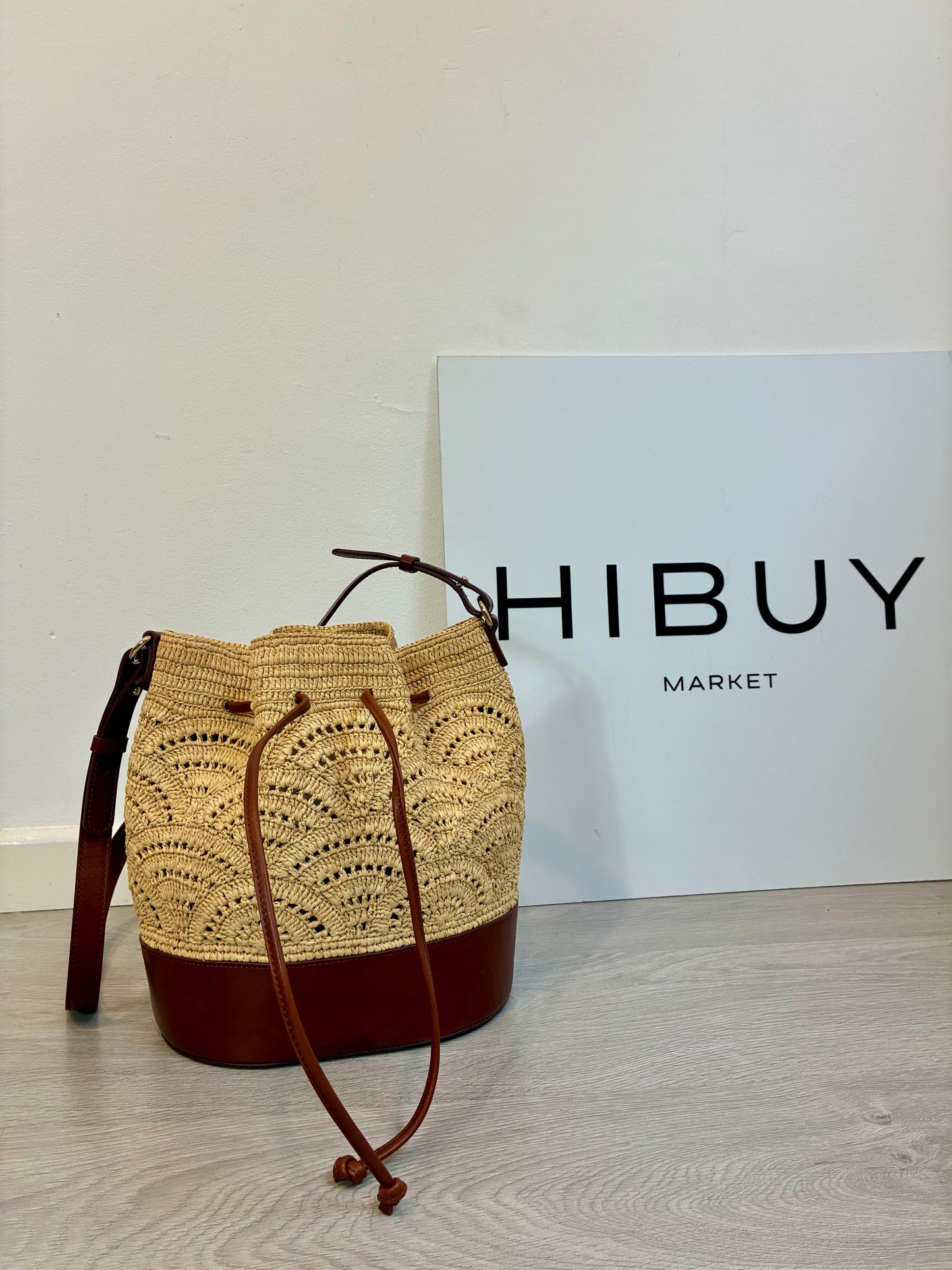 SÉZANE. Multicolored raffia bag