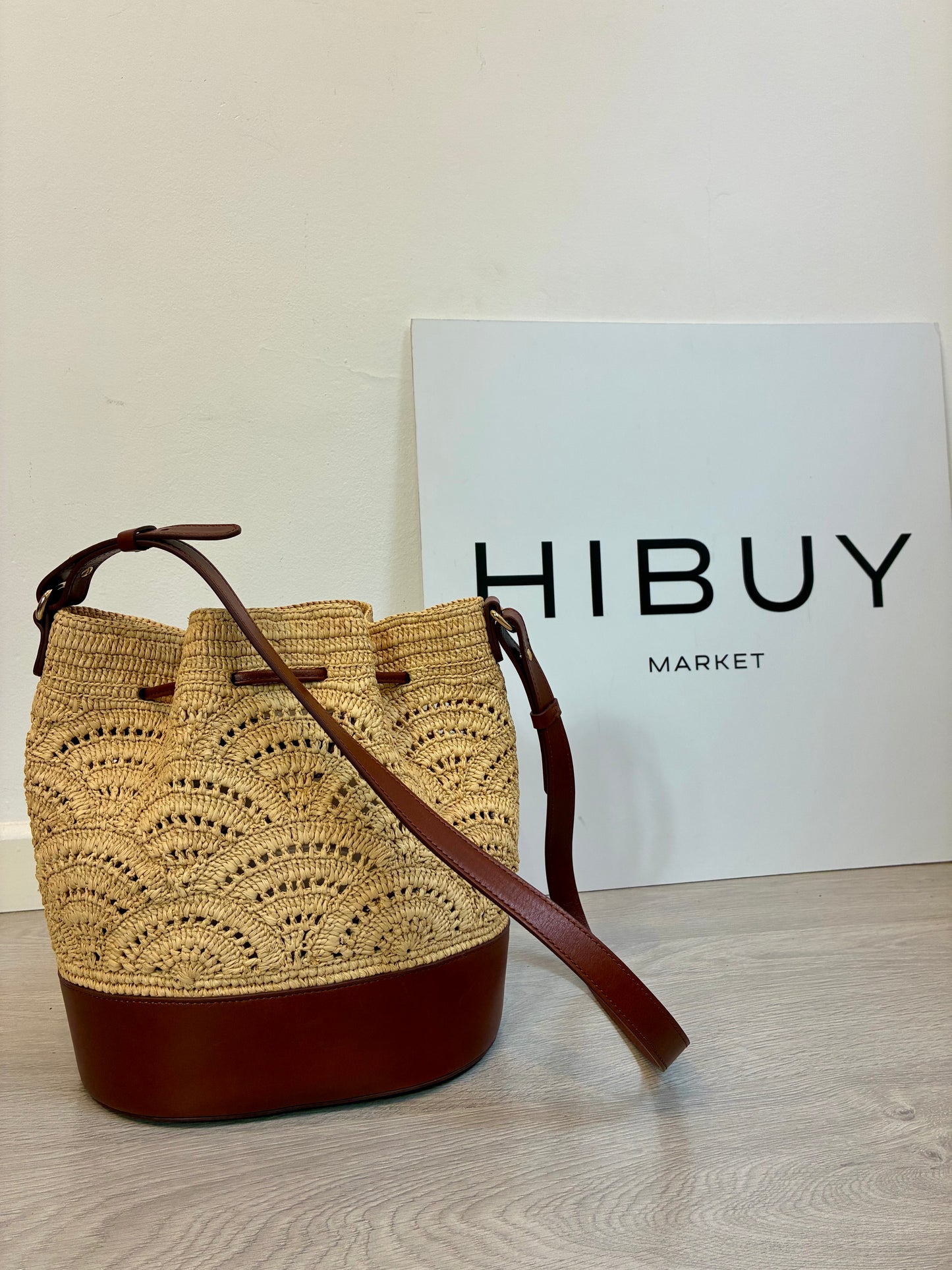 SÉZANE. Multicolored raffia bag